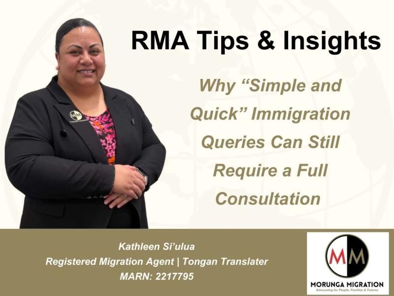 Why “Simple and Quick” Immigration Queries Can Still Require a Full Consultation